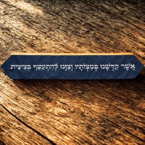 עטרה לטלית 14x88 ס"מ עם רקמה